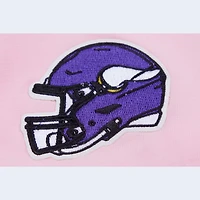 Women's Pro Standard Pink Minnesota Vikings Cropped Boxy T-Shirt