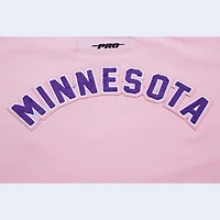 Women's Pro Standard Pink Minnesota Vikings Cropped Boxy T-Shirt