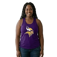 Débardeur basique grande taille violet Minnesota Vikings pour femme