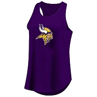 Women's Profile  Purple Minnesota Vikings Plus Basic Tank Top
