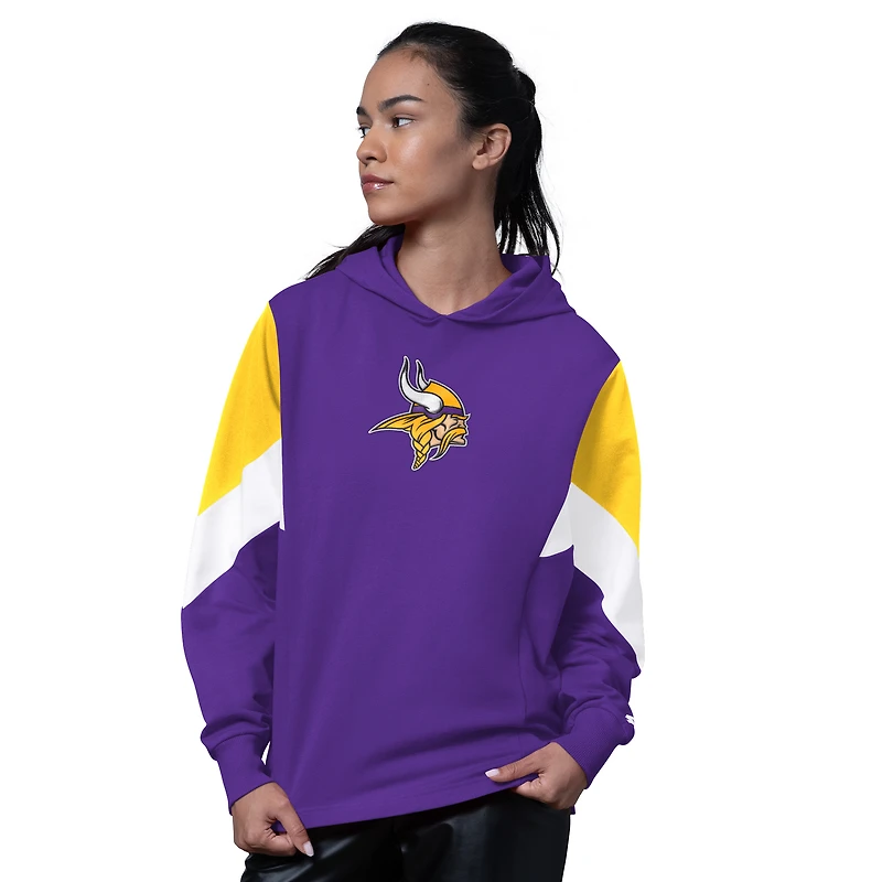 Sweat à capuche violet Starter pour femme des Vikings du Minnesota