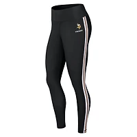 Leggings à blocs de couleurs noirs Minnesota Vikings pour femmes WEAR by Erin Andrews