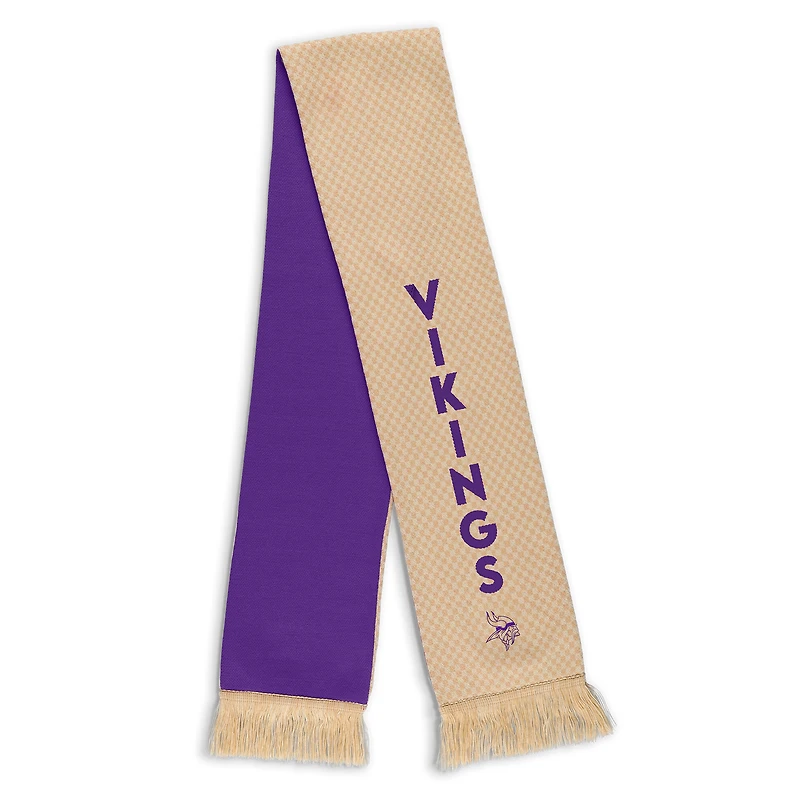 Women's WEAR by Erin Andrews Minnesota Vikings Tonal Microcheck Scarf & Glove Set