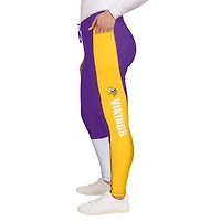 Women's WEAR by Erin Andrews Purple/Gold Minnesota Vikings Color-Block Leggings