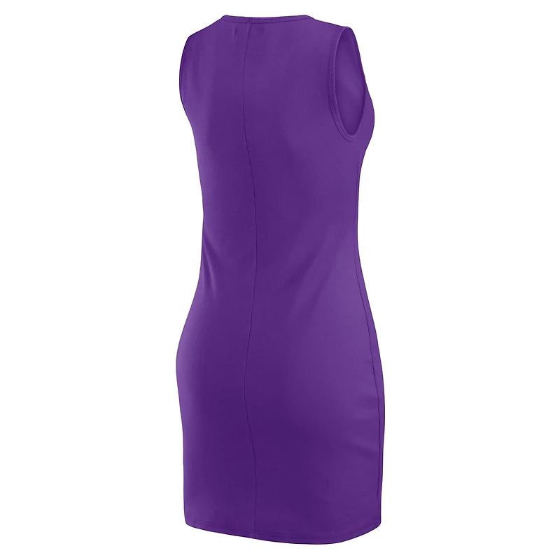 Robe débardeur côtelée violette Minnesota Vikings pour femme WEAR by Erin Andrews x Gracie Hunt