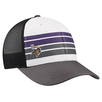 Youth '47 White/Charcoal Minnesota Vikings Cove Trucker Adjustable Hat