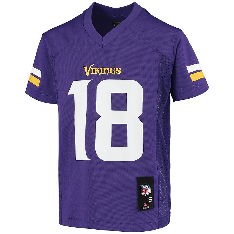 Jeune Justin Jefferson Violet Minnesota Vikings Replica Player Jersey
