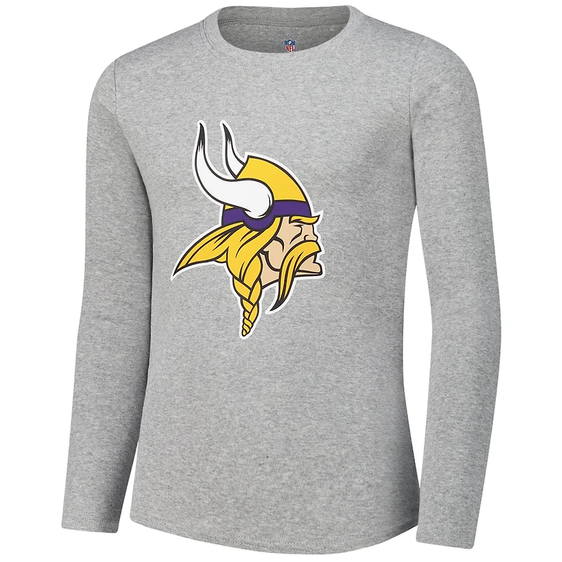 Youth Minnesota Vikings Long Sleeve T-Shirt and Pants Sleep Set