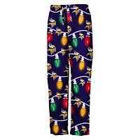 Youth Minnesota Vikings Two-Piece Garland Holiday Long Sleeve Pajama Set