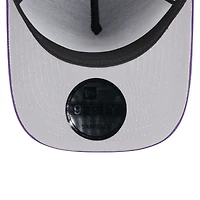 Casquette snapback A-Frame 9FIFTY noire/violette pour jeune New Era, Minnesota Vikings, repêchage NFL 2025