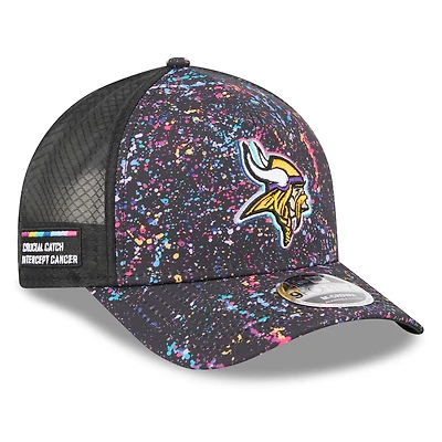 Casquette ajustable 9FORTY NFL Crucial Catch 2025 des Vikings du Minnesota New Era pour jeunes