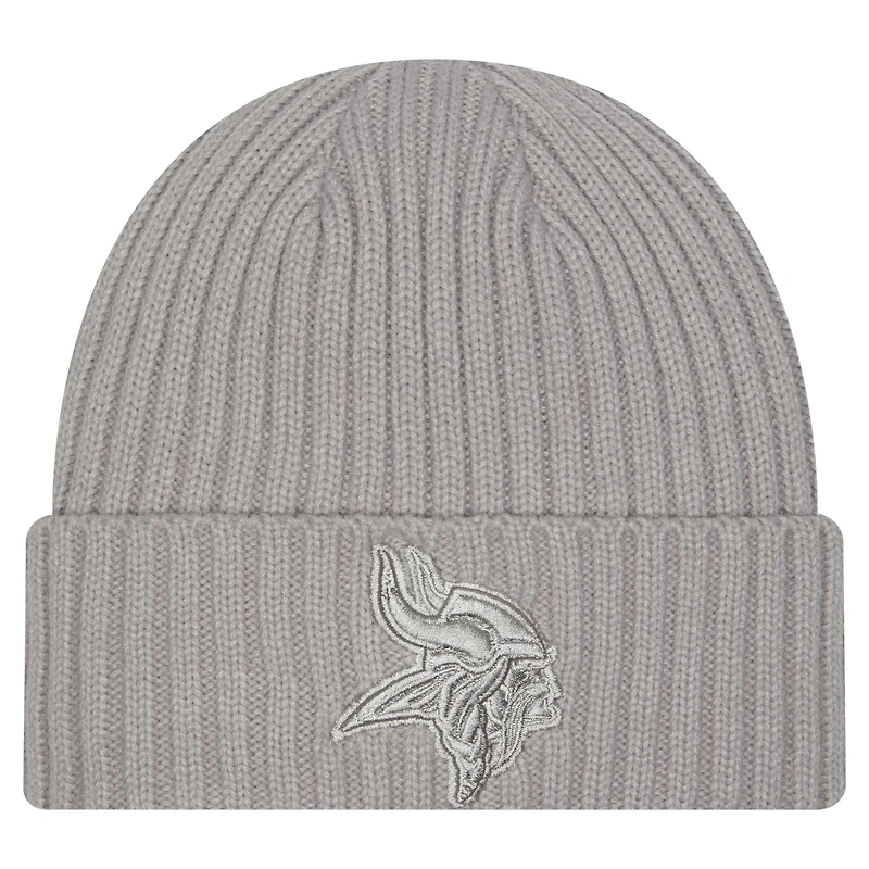 Bonnet tricoté à revers avec pack de couleurs des Vikings du Minnesota de New Era pour jeunes