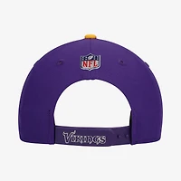 Youth New Era  Purple/Gold Minnesota Vikings 2026 NFL Draft Pre-Curved 9FIFTY Snapback Hat