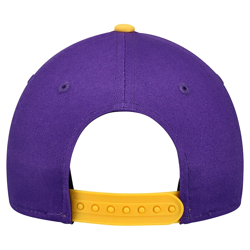 Casquette ajustable en forme de A COOLERA 9FORTY des Vikings du Minnesota violet/or pour jeune New Era