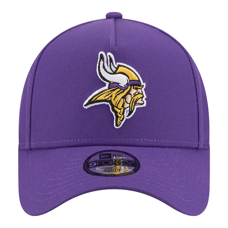 Youth New Era Purple Minnesota Vikings 9FORTY A-Frame Adjustable Hat