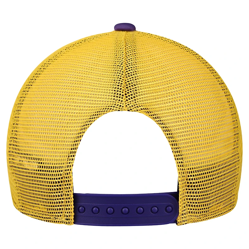 Casquette ajustable New Era blanche/violette Minnesota Vikings Streak 9FORTY A-Frame pour jeune