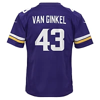 Nike Andrew Van Ginkel violet Minnesota Vikings pour enfants
