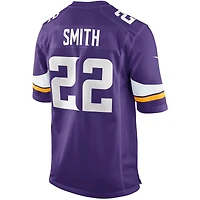 Maillot de match Nike Harrison Smith violet pour jeunes des Vikings du Minnesota