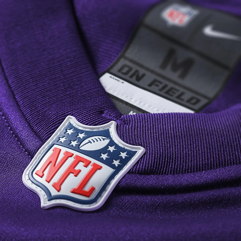 Maillot de match Nike Harrison Smith violet pour jeunes des Vikings du Minnesota