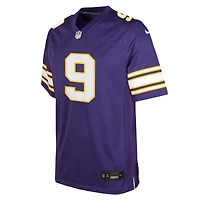 Youth Nike J.J. McCarthy Purple Minnesota Vikings Alternate Game Jersey