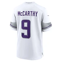 Youth Nike J.J. McCarthy White Minnesota Vikings Alternate Game Jersey