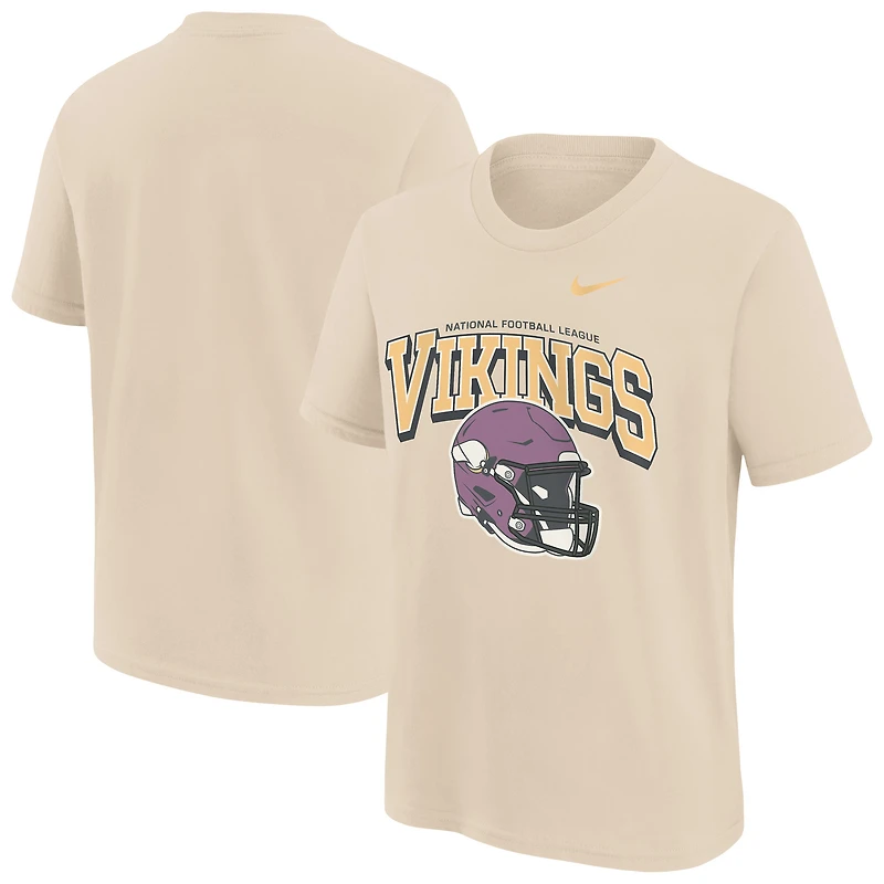 T-shirt Nike Easy Lane naturel pour jeunes Minnesota Vikings