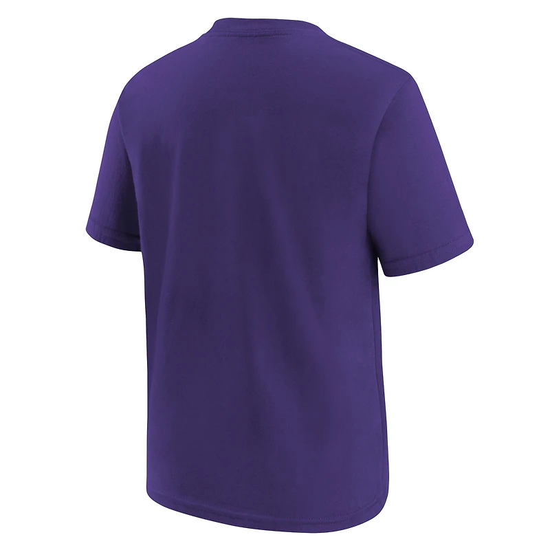 Youth Nike Purple Minnesota Vikings Logo T-Shirt