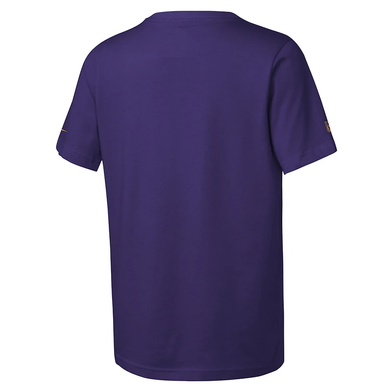 Youth Nike Purple Minnesota Vikings Sideline Team Issue T-Shirt