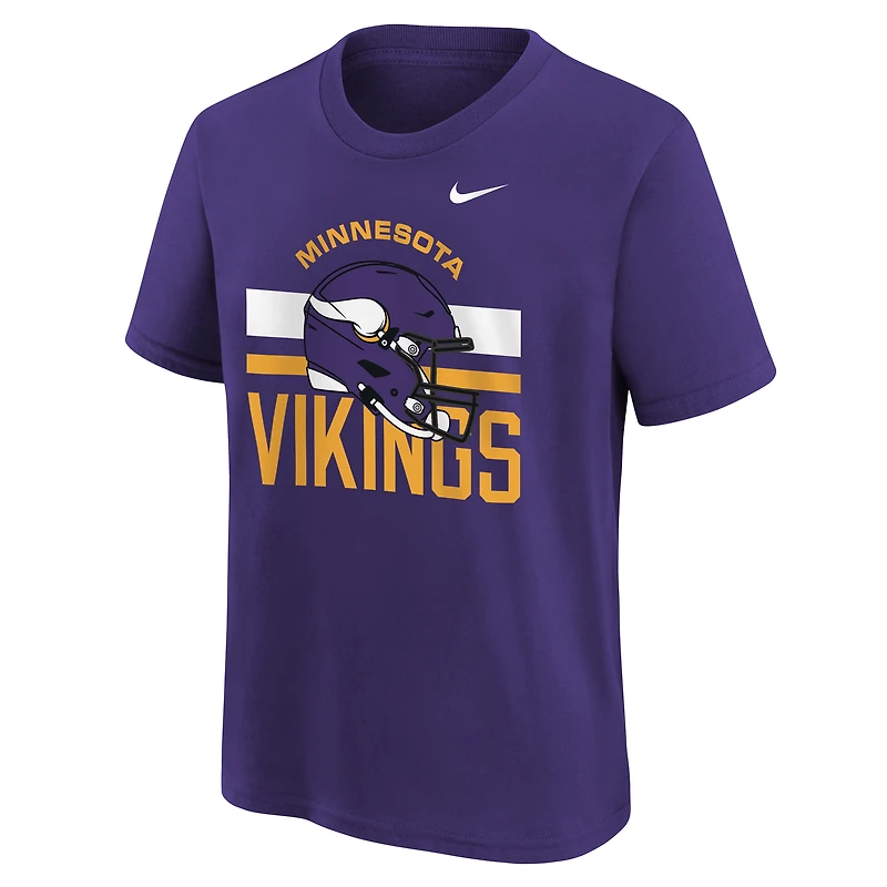 T-shirt Nike violet pour jeunes, édition spéciale Minnesota Vikings