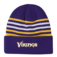 Bonnet à revers violet Essentials des Vikings du Minnesota pour jeunes Outerstuff