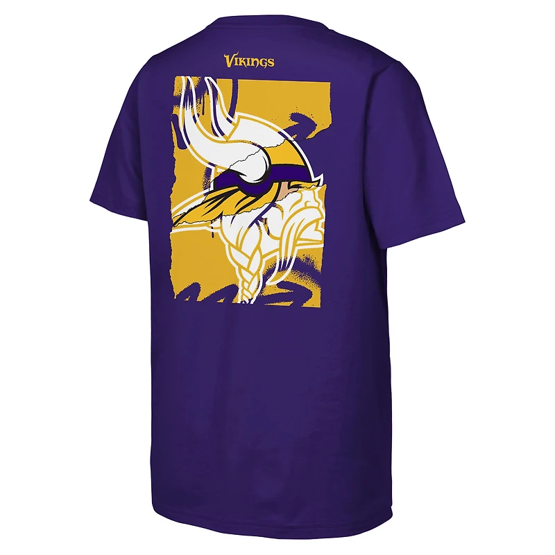 Youth Outerstuff Purple Minnesota Vikings Posterize T-Shirt