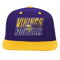 Youth Outerstuff Purple Minnesota Vikings Team Gradient Deadstock Snapback Hat