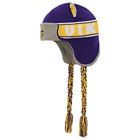 Youth Purple Minnesota Vikings Wordmark Ears Trooper Knit Hat