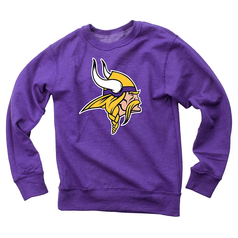 Sweat-shirt en polaire réversible pour jeunes Wes & Willy Purple Minnesota Vikings