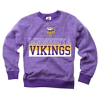 Sweat-shirt en polaire réversible pour jeunes Wes & Willy Purple Minnesota Vikings