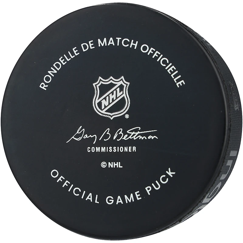 Brock Faber Minnesota Wild Autographed 25th Anniversary Official Game Puck