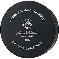 Brock Faber Minnesota Wild Autographed 25th Anniversary Official Game Puck