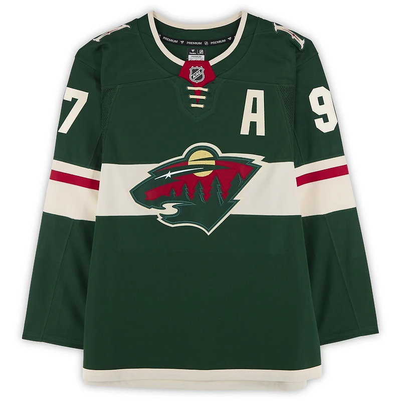 Kirill Kaprizov Minnesota Wild Autographed Green Fanatics Premium Jersey