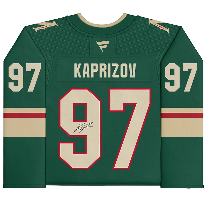 Kirill Kaprizov Minnesota Wild Maillot Premium dédicacé des fanatiques verts