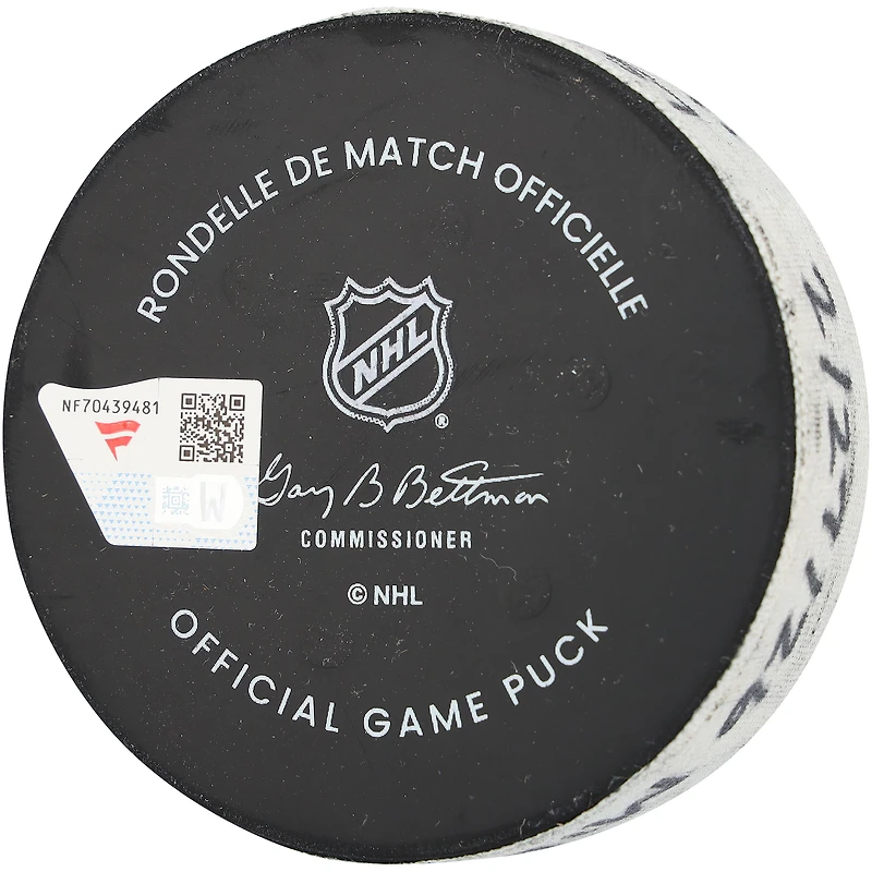 Kirill Kaprizov Minnesota Wild Game-Used Goal Puck from February 27, 2026 vs. Utah Mammoth