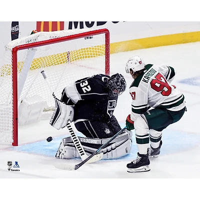 Kirill Kaprizov, joueur non signé du Wild Minnesota, a marqué le but gagnant en prolongation lors de ses débuts dans la LNH