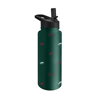 Logo Brands Minnesota Wild 34oz. Steep and Repeat Quencher Bottle