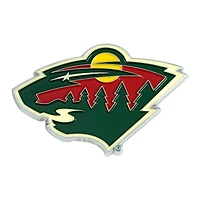Logo Brands Minnesota Wild Emblème de voiture en relief couleur