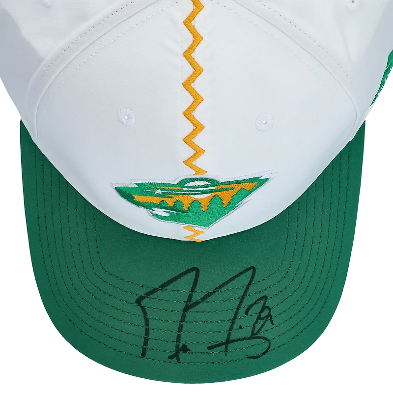 Casquette rétro inversée autographiée par Marc-André Fleury du Minnesota Wild 2022-23
