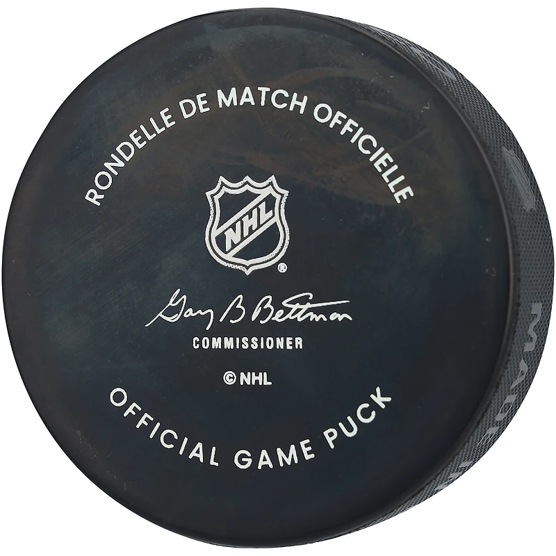 Marc-Andre Fleury Minnesota Wild Autographed 25th Anniversary Official Game Puck