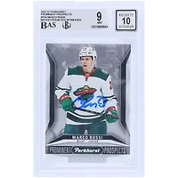 Marco Rossi Minnesota Wild Autographed 2022-23 Upper Deck Parkhurst Prominent Prospects #PP-4 Beckett Fanatics Witnessed Authenticated /10 Rookie Card