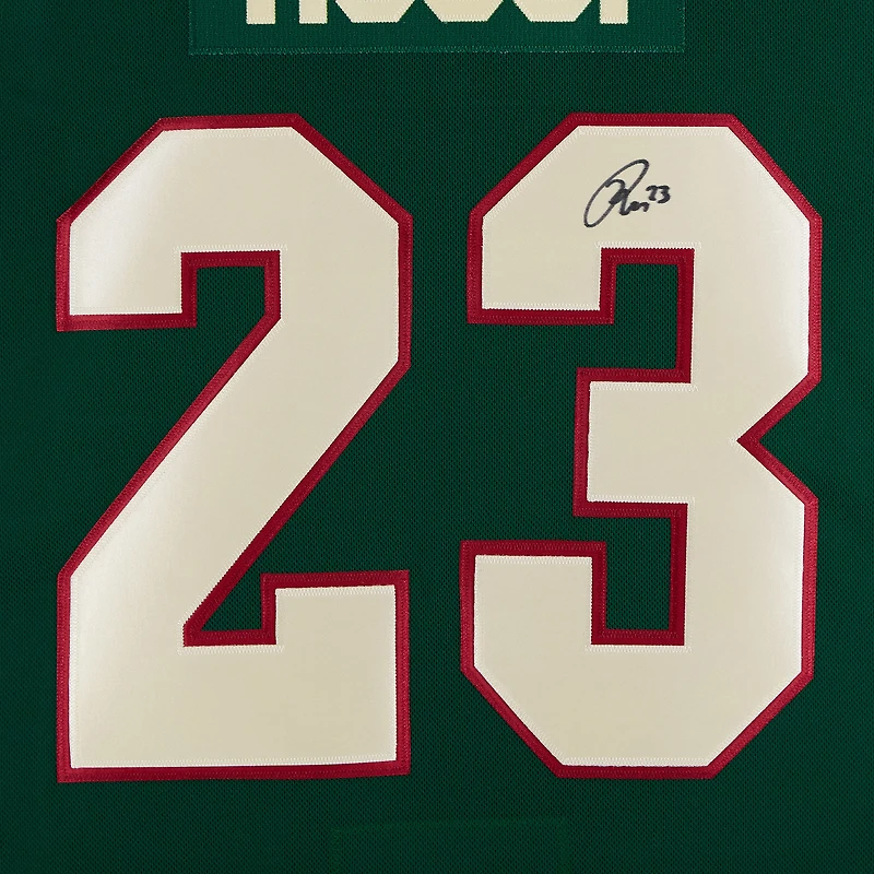Marco Rossi Minnesota Wild Autographed Green Fanatics Premium Jersey