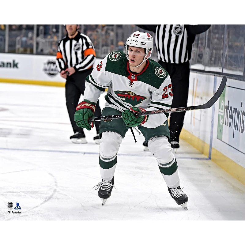 Marco Rossi Minnesota Wild Unsigned NHL Debut Photograph