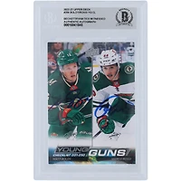 Matthew Boldy & Marco Rossi  Minnesota Wild Autographed 2022-23 Upper Deck Series 1 Young Guns Checklist #250 Beckett Fanatics Witnessed Authenticated Rookie Card