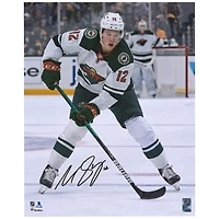 Matthew Boldy Minnesota Wild Autographed 16" x 20" NHL Debut Photograph